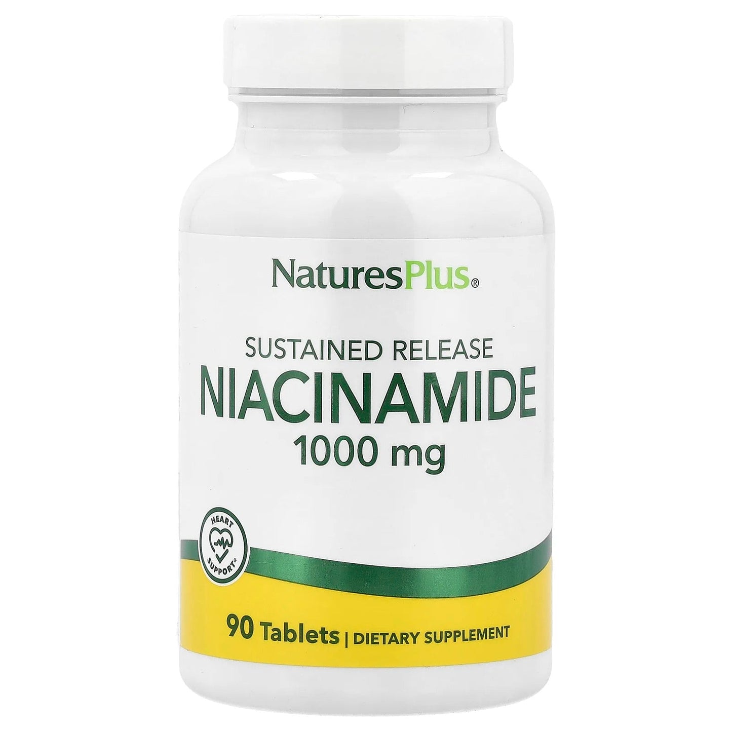 Pre-Order | Arrives in 5–10 Days – NaturesPlus
Sustained Release Niacinamide, 1,000 mg, 90 Tablets