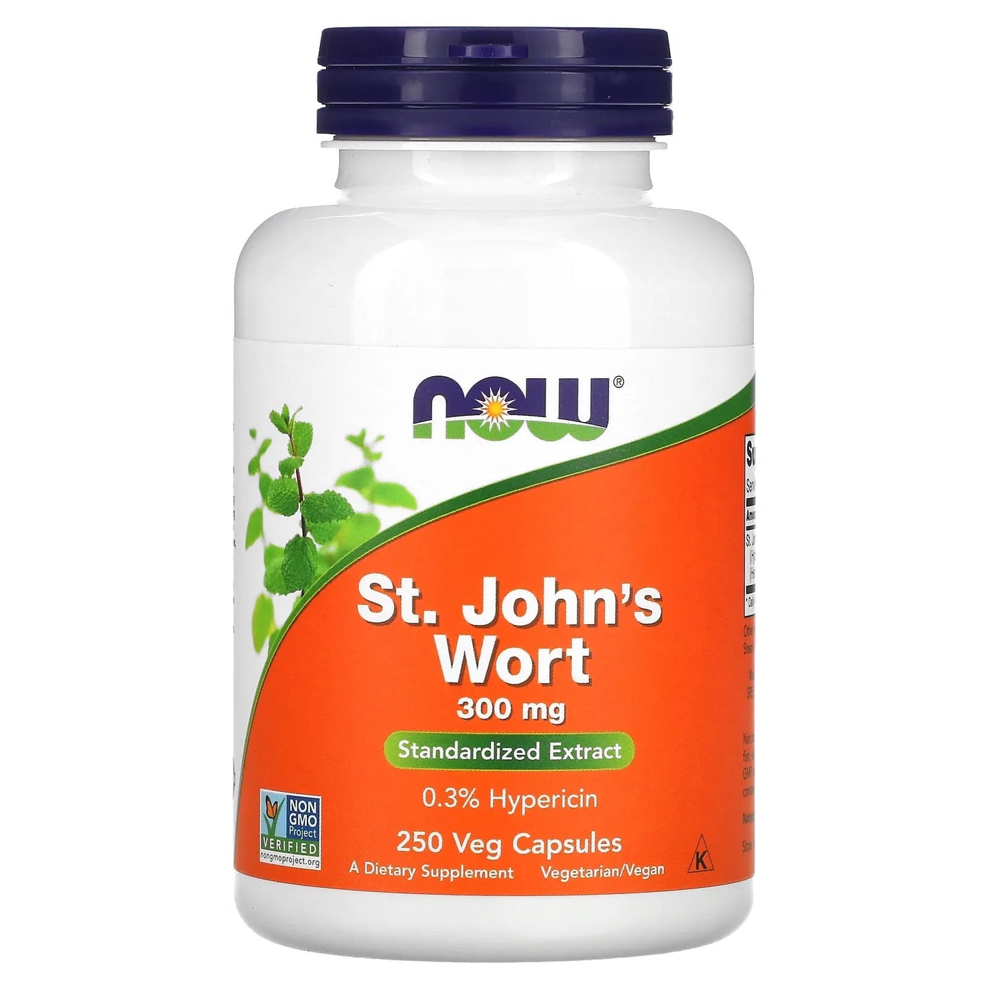Pre-Order | Arrives in 5–10 Days – NOW Foods
St. John's Wort, 300 mg, 250 Veg Capsules