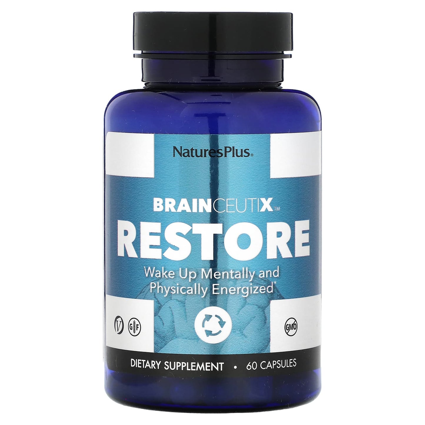 Pre-Order | Arrives in 5–10 Days – NaturesPlus
BrainCeutix Restore, 60 Capsules