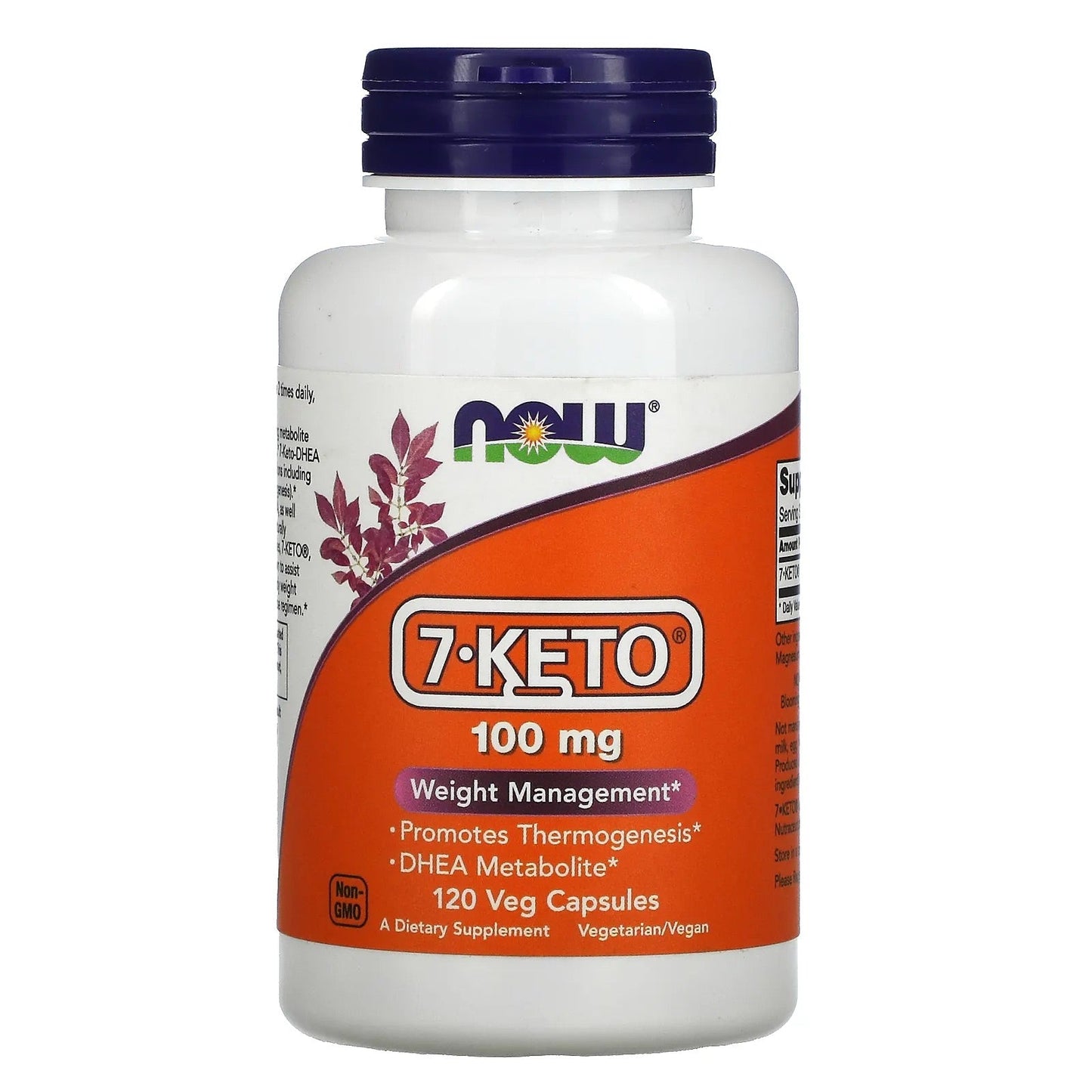 Pre-Order | Arrives in 5–10 Days – NOW Foods
7-KETO, 100 mg, 120 Veg Capsules