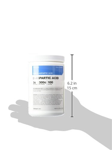 Pre-Order | Arrives in 5–10 Days – Nutricost D-Aspartic Acid (DAA) Powder 300G - Pure D Aspartic Acid
