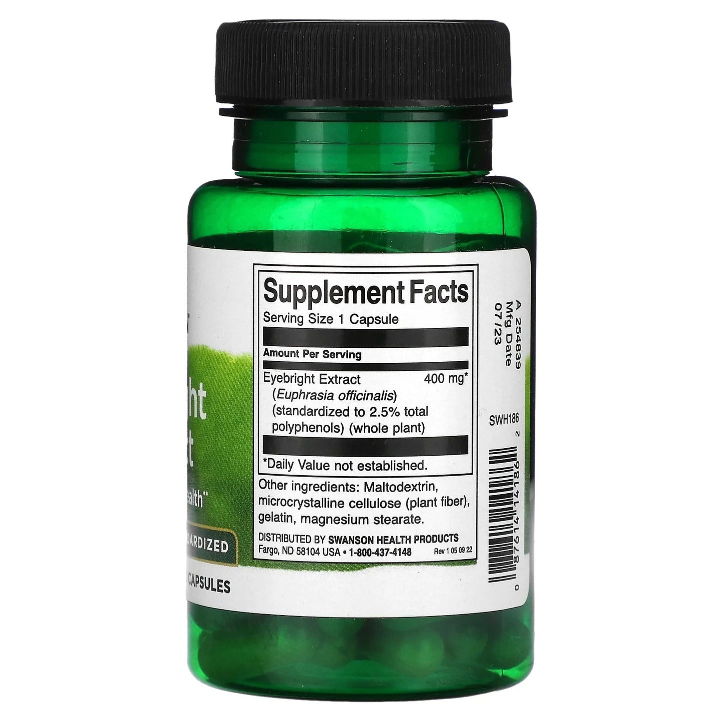 Pre-Order | Arrives in 5–10 Days – Swanson
Eyebright Extract, 400 mg, 60 Capsules