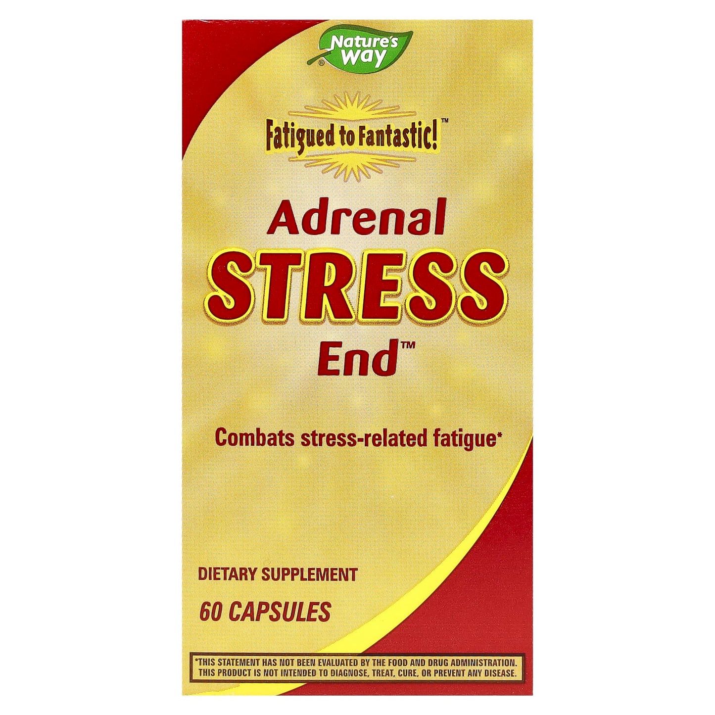Pre-Order | Arrives in 5–10 Days – Nature's Way
Fatigued to Fantastic!™, Adrenal Stress End™, 60 Capsules