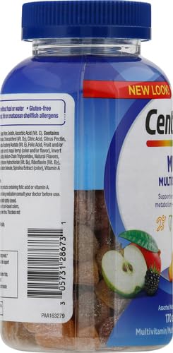 Pre-Order | Arrives in 5–10 Days – Centrum MultiGummies Gummy Multivitamin for Men, Multivitamin/Multimineral Supplement with Selenium, Antioxidants and Vitamin D3, Assorted Fruit Flavor - 170 Count