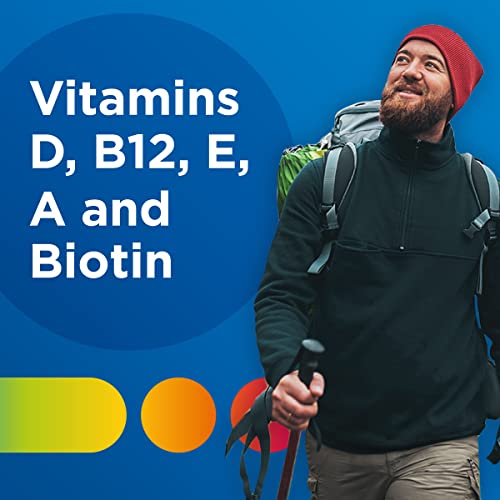 Pre-Order | Arrives in 5–10 Days – Centrum Men MultiGummies, Multivitamins/Minerals Gummies, Cherry, Berry, and Apple Flavours, 130 Count (Packaging May Vary)