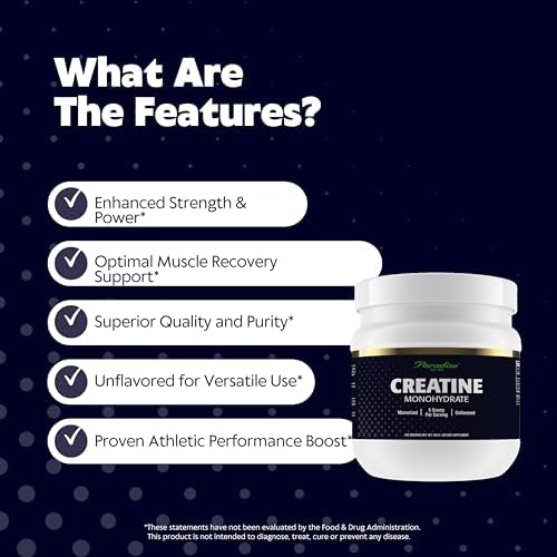 Pre-Order | Arrives in 5–10 Days – Paradise Creatine Monohydrate Powder - Micronized for Enhanced Absorption - Supports Muscle Building & Athletic Performance - 500g - 100 Servings