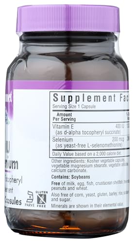 Pre-Order | Arrives in 5–10 Days – BlueBonnet Dry E-400 IU Plus Selenium Vegetarian Capsules, 60 Count