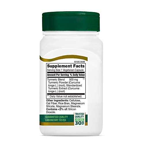 Pre-Order | Arrives in 5–10 Days – 21st Century Turmeric Complex Vegetarian Capsules, 60 Count