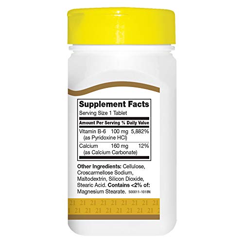 Pre-Order | Arrives in 5–10 Days – 21st Century Vitamin B-6 100 Mg, 110 Count