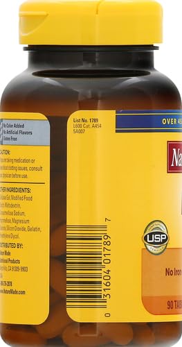 Pre-Order | Arrives in 5–10 Days –
Nature Made Multivitamin For Him with No Iron, Mens Multivitamins for Daily Nutritional Support, Multivitamin for Men, 90 Tablets, 90 Day Supply