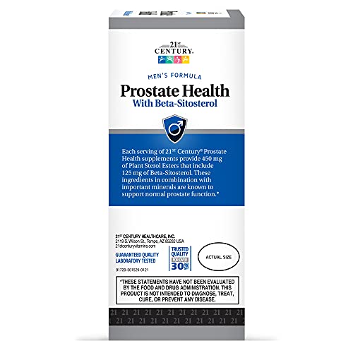 Pre-Order | Arrives in 5–10 Days – 21st Century Prostate Health, 60Count
