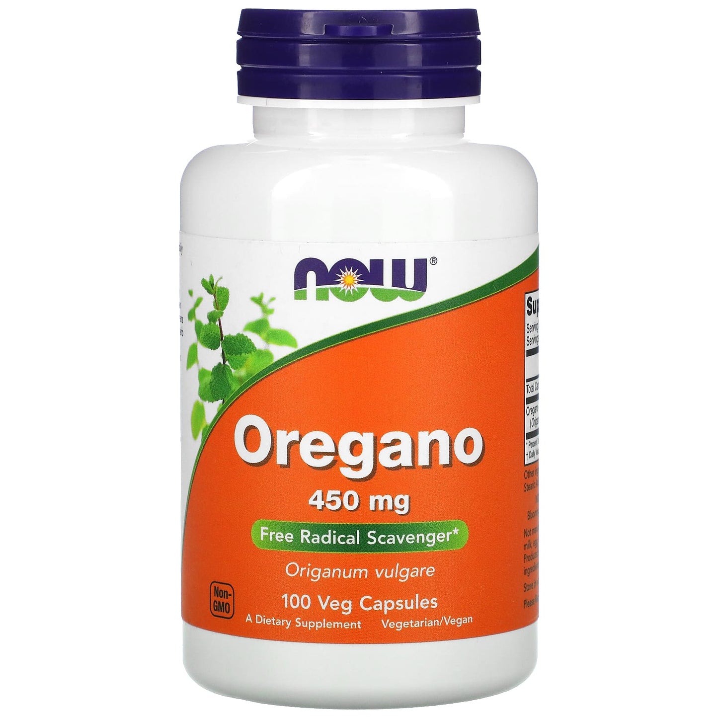 Pre-Order | Arrives in 5–10 Days – NOW Foods
Oregano, 450 mg, 100 Veg Capsules