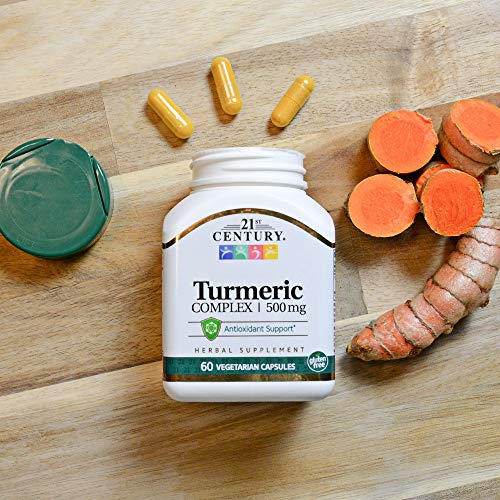 Pre-Order | Arrives in 5–10 Days – 21st Century Turmeric Complex Vegetarian Capsules, 60 Count