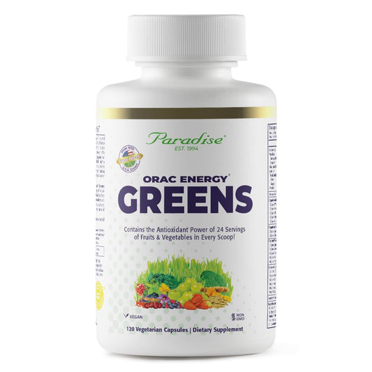 Pre-Order | Arrives in 5–10 Days – Paradise Herbs, ORAC Energy, Superfood Capsules, Includes Over 42 Organic & Wild-Crafted Ingredients, Probiotics & Enzymes, 120