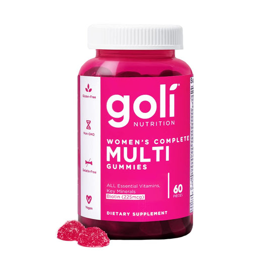 Pre-Order | Arrives in 5–10 Days – 
Goli Women’s Multivitamin Gummies - 60 Count - All 13 Essential Vitamins, and Key Minerals - Kosher, Gluten-Free, Vegan, and Non-GMO.