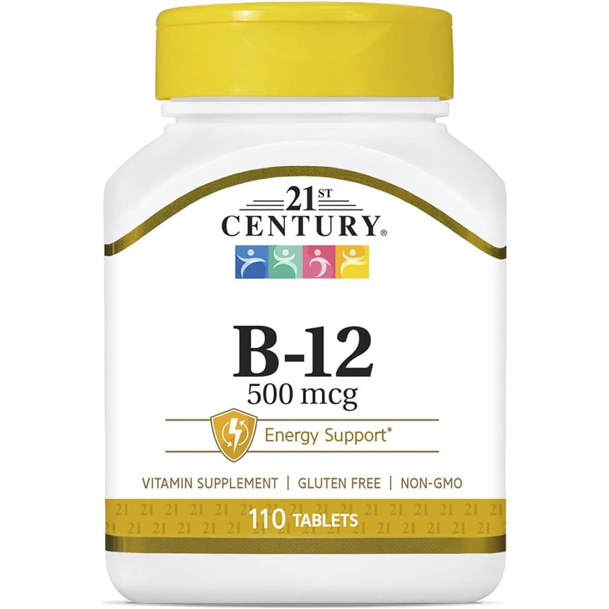 Pre-Order | Arrives in 5–10 Days – 21st Century B-12 500 mcg Tablets, 110-Count (Pack of 2)