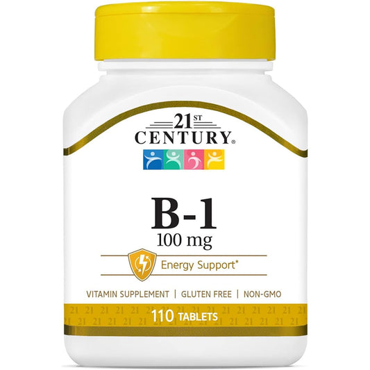 Pre-Order | Arrives in 5–10 Days – 21st Century B-1 Tablets, 100 Mg, 110 Count