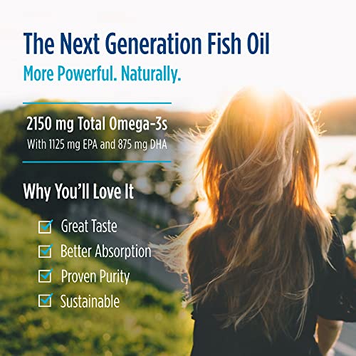 Pre-Order | Arrives in 5–10 Days – Nordic Naturals Ultimate Omega 2X, Lemon Flavor - 120 Soft Gels - 2150 mg Omega-3 - High-Potency Omega-3 Fish Oil with EPA & DHA - Promotes Brain & Heart Health - Non-GMO - 60 Servings
