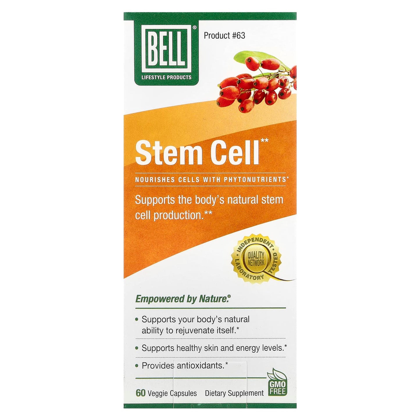 Pre-Order | Arrives in 5–10 Days – Bell Lifestyle
Stem Cell, 60 Veggie Capsules