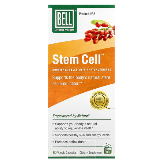 Pre-Order | Arrives in 5–10 Days – Bell Lifestyle
Stem Cell, 60 Veggie Capsules