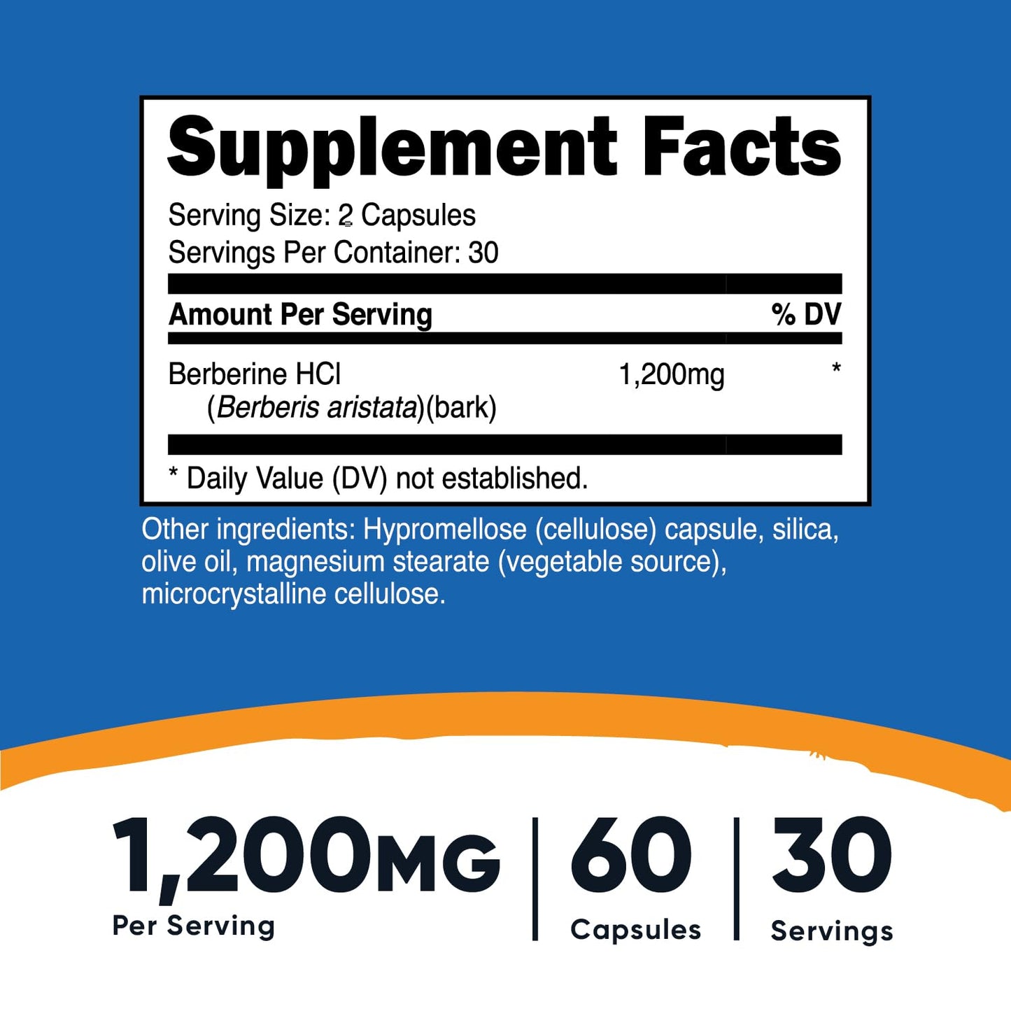 Pre-Order | Arrives in 5–10 Days – Nutricost Berberine HCl 600mg, 60 Vegetarian Capsules - Gluten Free & Non-GMO (3 Bottles)
