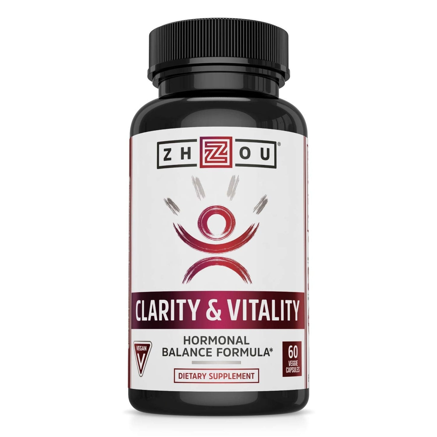 Pre-Order | Arrives in 5–10 Days – Zhou Clarity and Vitality (formerly DHEA) 50 mg, Hormonal Balance Formula for Women & Men, Healthy Aging, Non-GMO, Vegan, Gluten Free, 60 Capsules