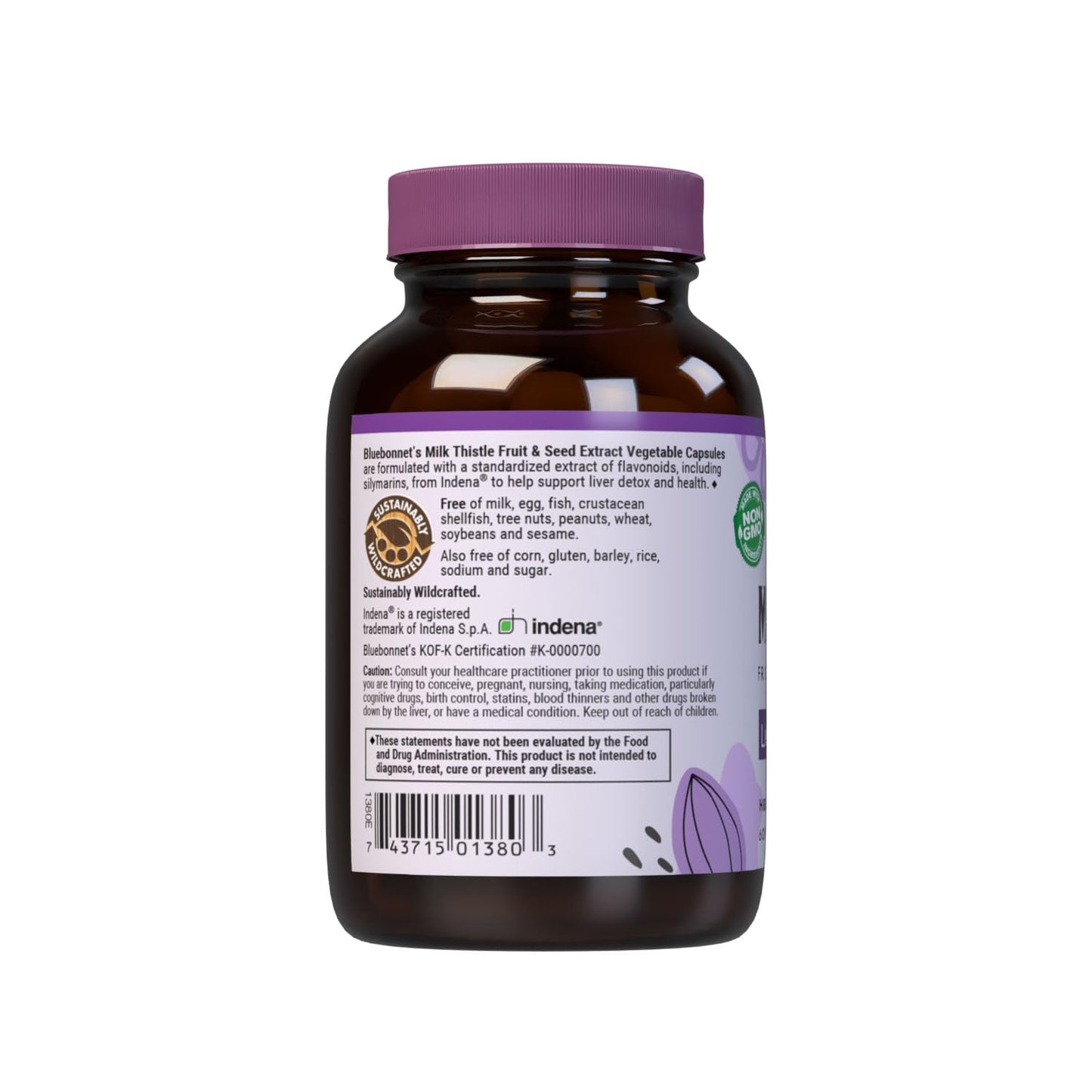 Pre-Order | Arrives in 5–10 Days – BlueBonnet Milk Thistle Fruit and Seed Extract Supplement, 60 Count