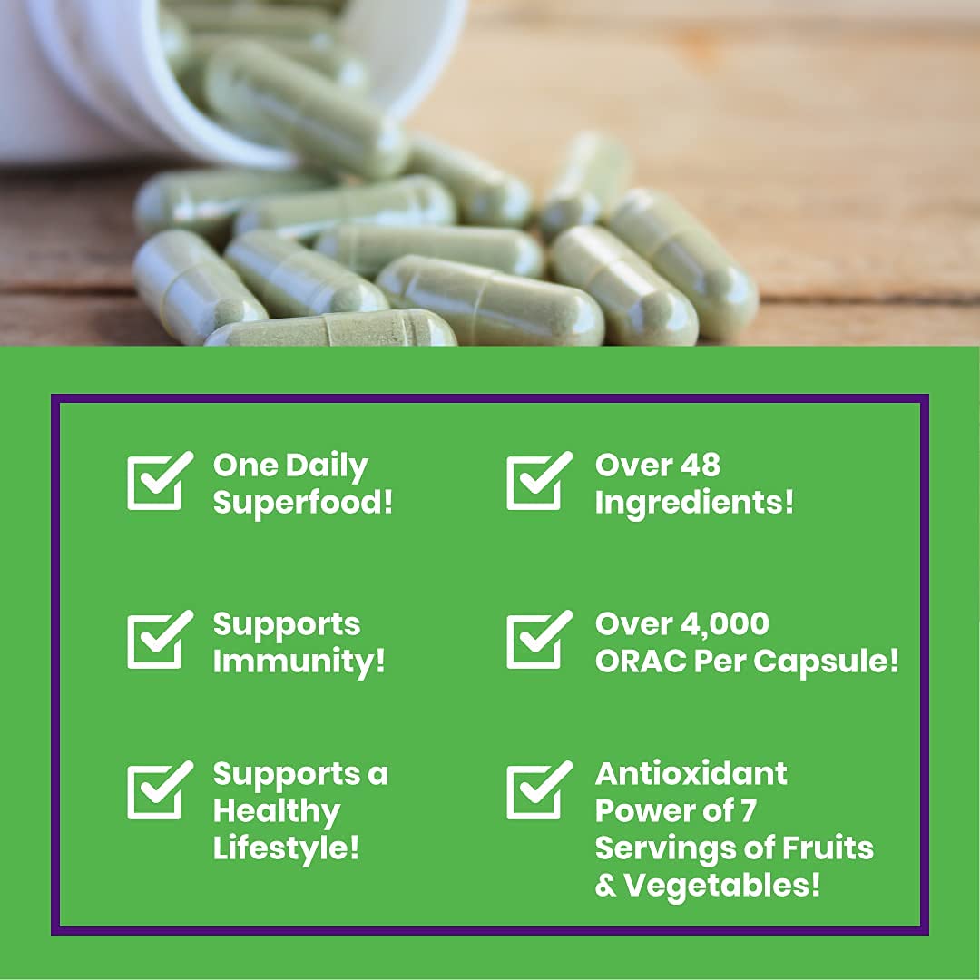 Pre-Order | Arrives in 5–10 Days – Paradise Herbs Earth's Blend Once Daily Multivitamin for Men, No Iron, 48 Organic Superfoods, Probiotics, Antioxidants, Vitamins A, B12, C, D, K2, 30 Count