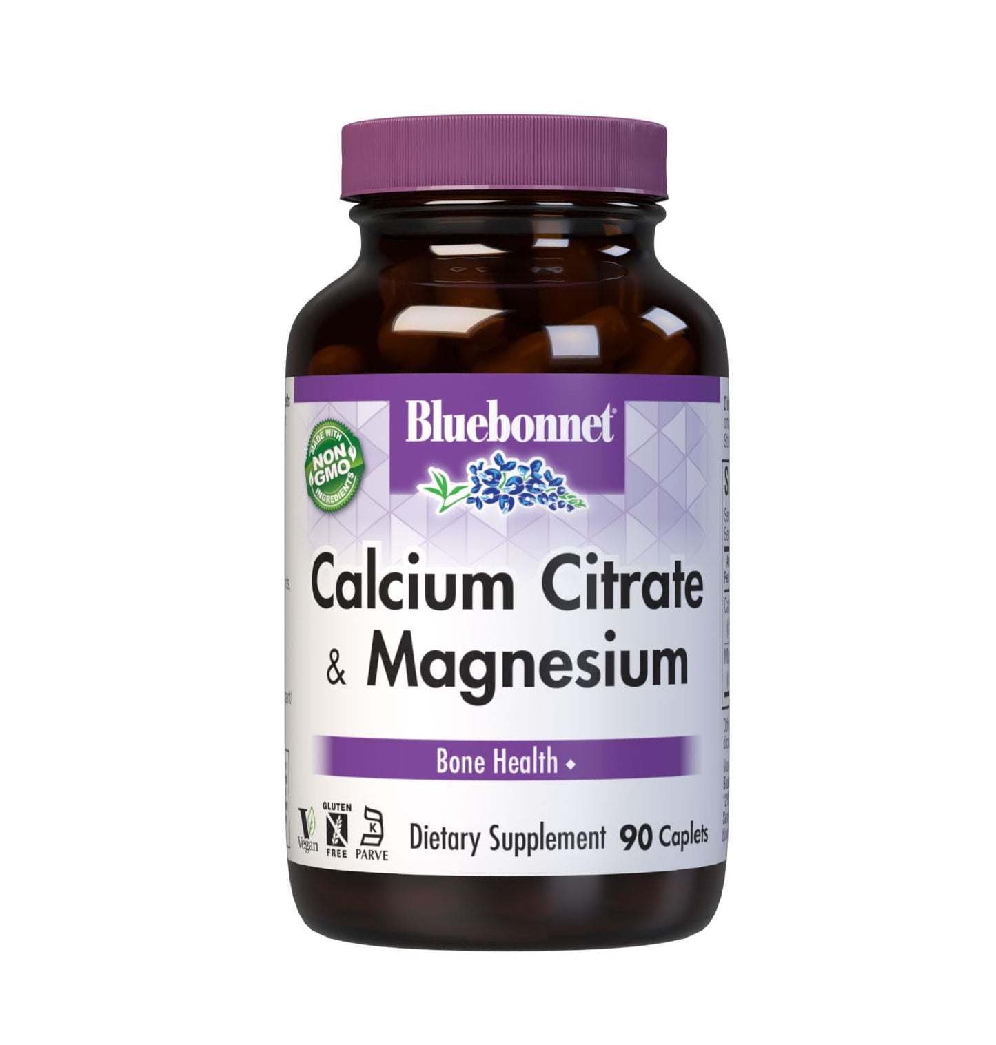 Pre-Order | Arrives in 5–10 Days – BlueBonnet Calcium Citrate Plus Magnesium Caplets, 90 Count