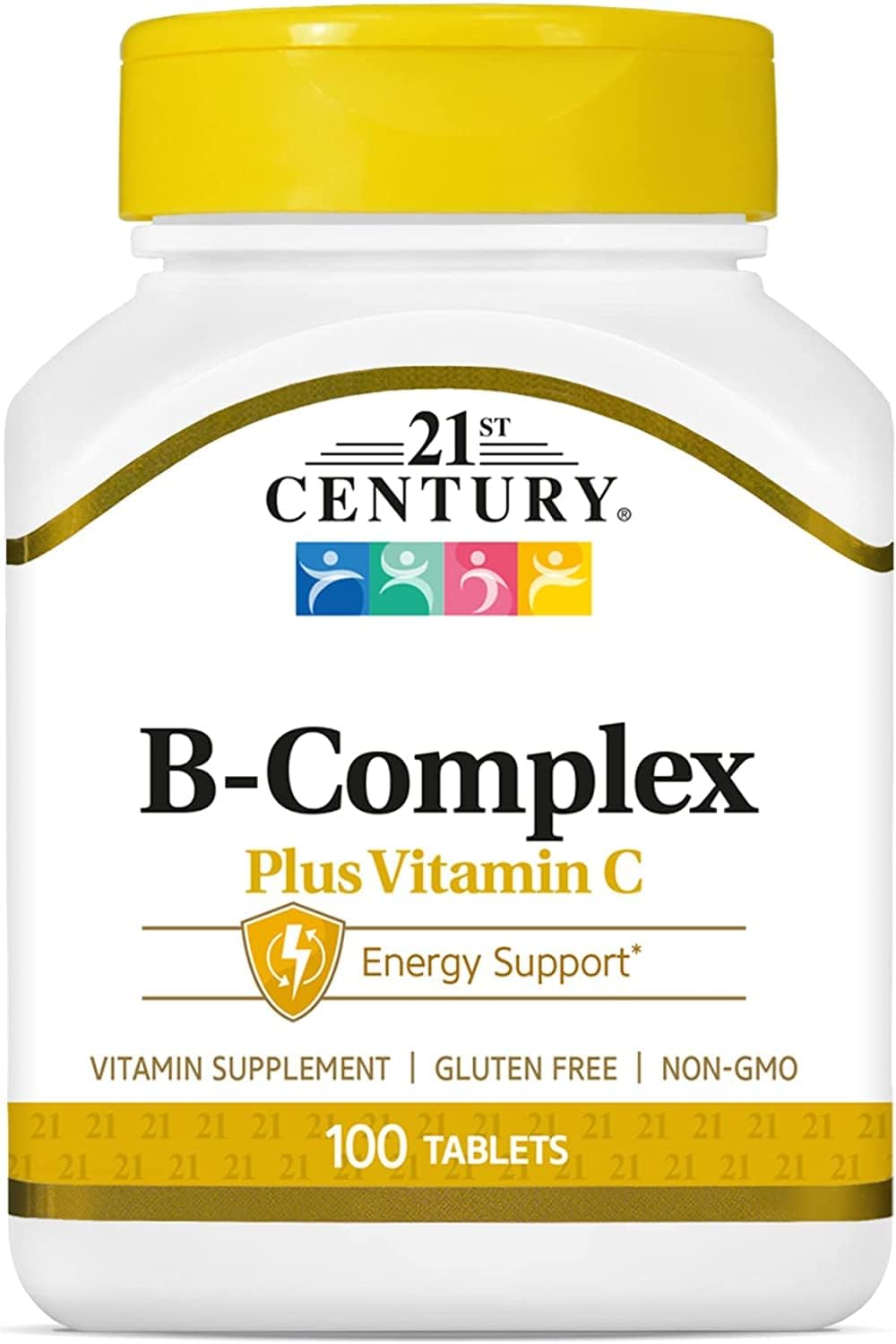 Pre-Order | Arrives in 5–10 Days – 21st Century Healthcare, B Complex Plus Vitamin C, Tablets 100 Count (Pack of 1)