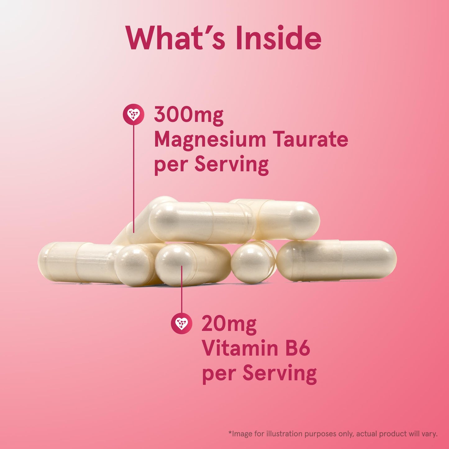 Pre-Order | Arrives in 5–10 Days – Jarrow Formulas Magnesium Taurate, Dietary Supplement, Supports Cardio and Bone Health, 300 mg per Servings, 90 Veggie Capsules, Up to a 30 Day Supply