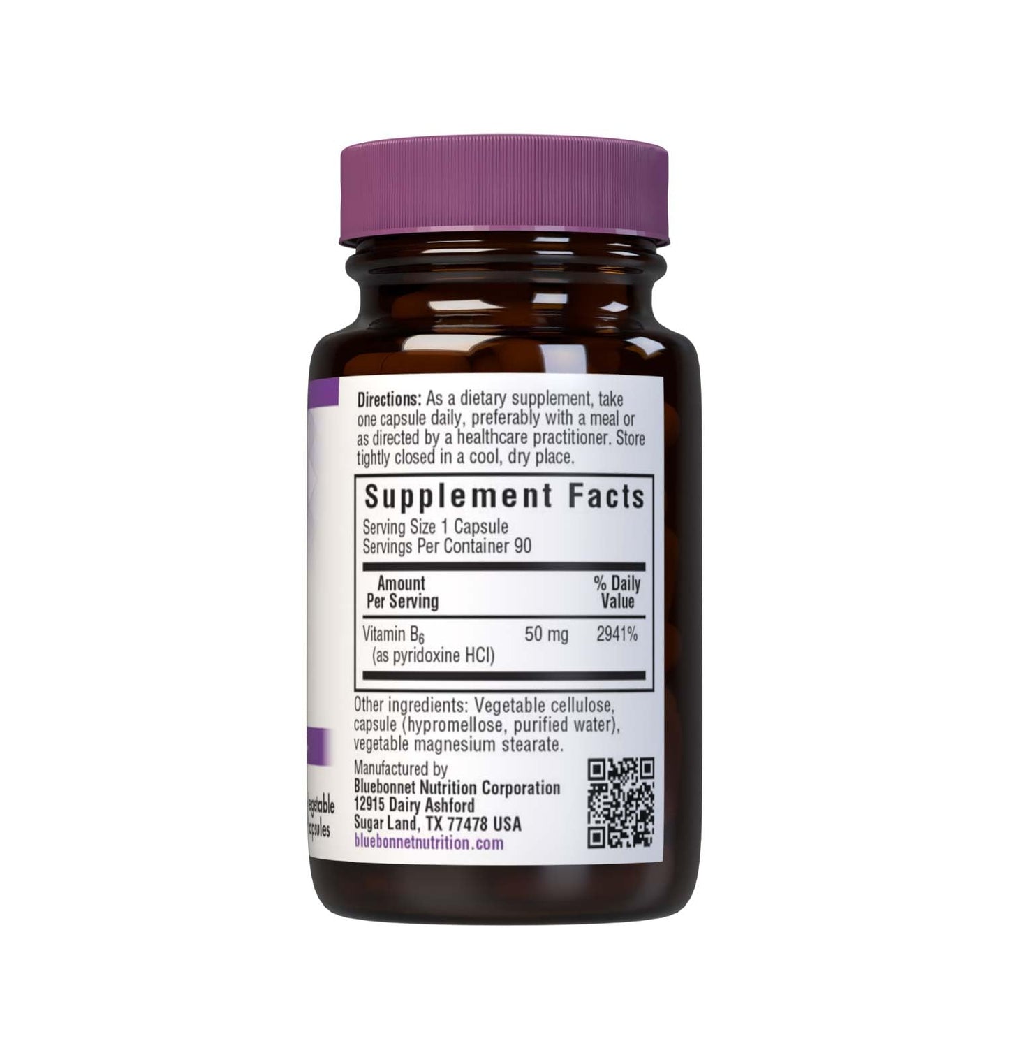Pre-Order | Arrives in 5–10 Days – Vitamin B6 50 Milligrams 90 Capsules