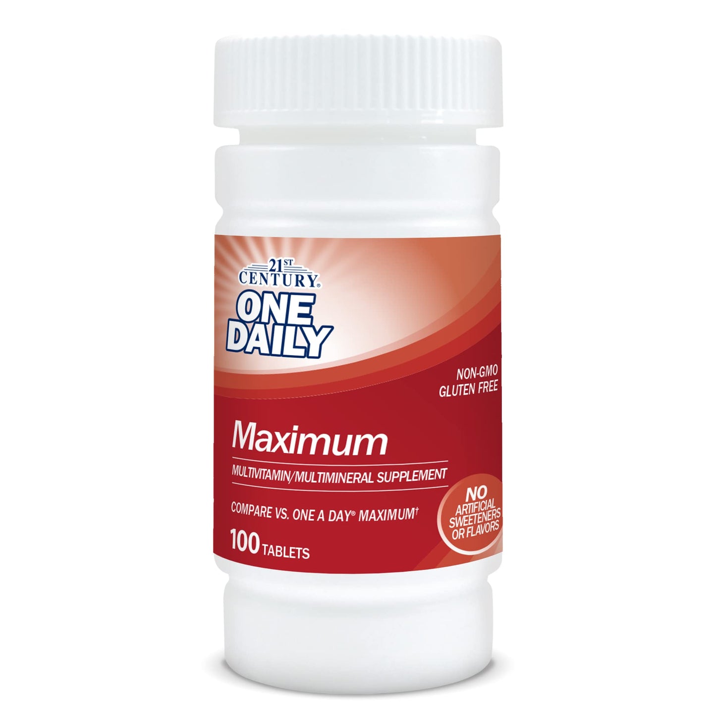 Pre-Order | Arrives in 5–10 Days – 21st Century One Daily Maximum Tablets, 100 Count (Pack of 3)