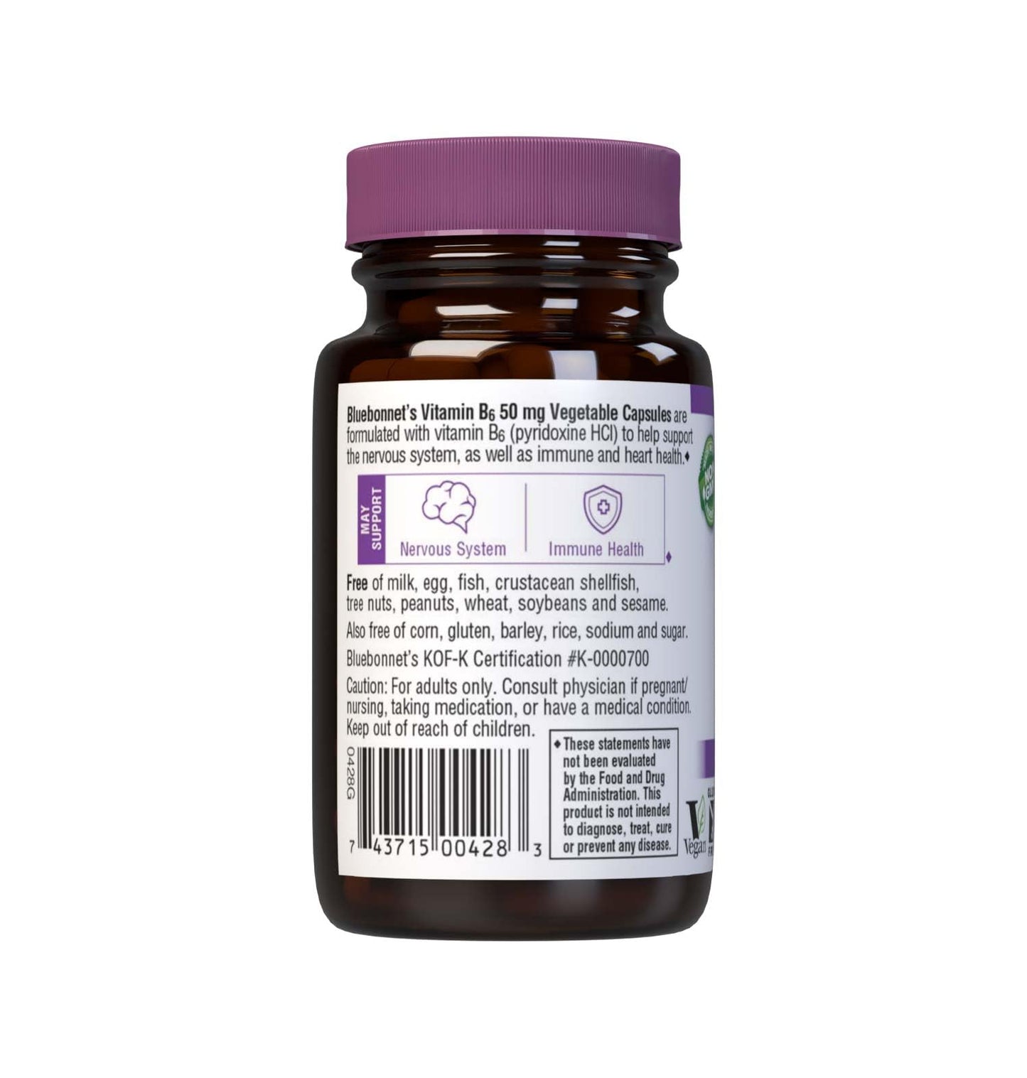 Pre-Order | Arrives in 5–10 Days – Vitamin B6 50 Milligrams 90 Capsules