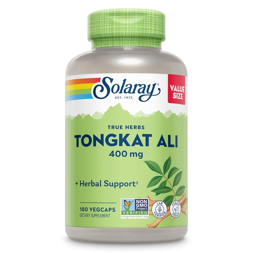 Pre-Order | Arrives in 5–10 Days – Solaray Tongkat Ali, 400 mg, 60 VegCaps