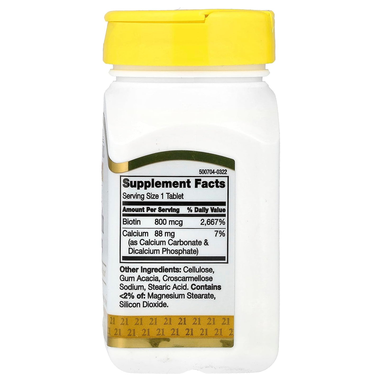 Pre-Order | Arrives in 5–10 Days – 21st Century Biotin 800 mcg - 110 Tablets