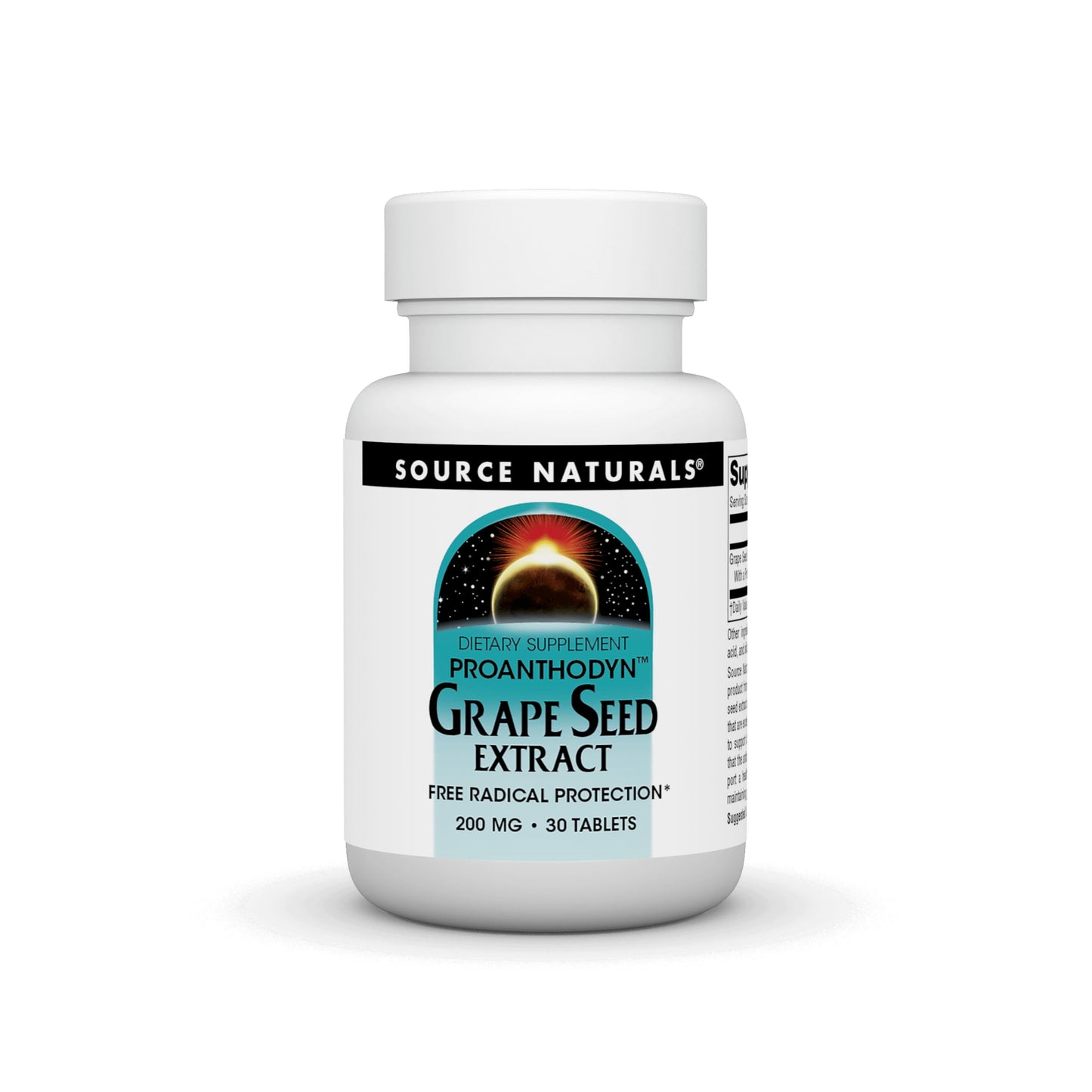 Pre-Order | Arrives in 5–10 Days – Source Naturals Grape Seed Extract, Proanthodyn 200 mg Antioxidant Protection & Supports Healthy Aging Brain - 30 Tablets