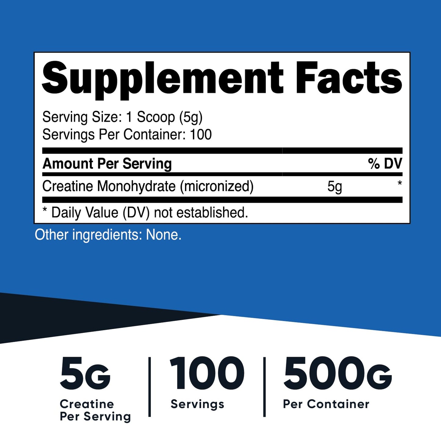 Pre-Order | Arrives in 5–10 Days – Nutricost Creatine Monohydrate Micronized Powder 500G, 5000mg Per Serv (5g) - 100 Servings, 17.9 Oz