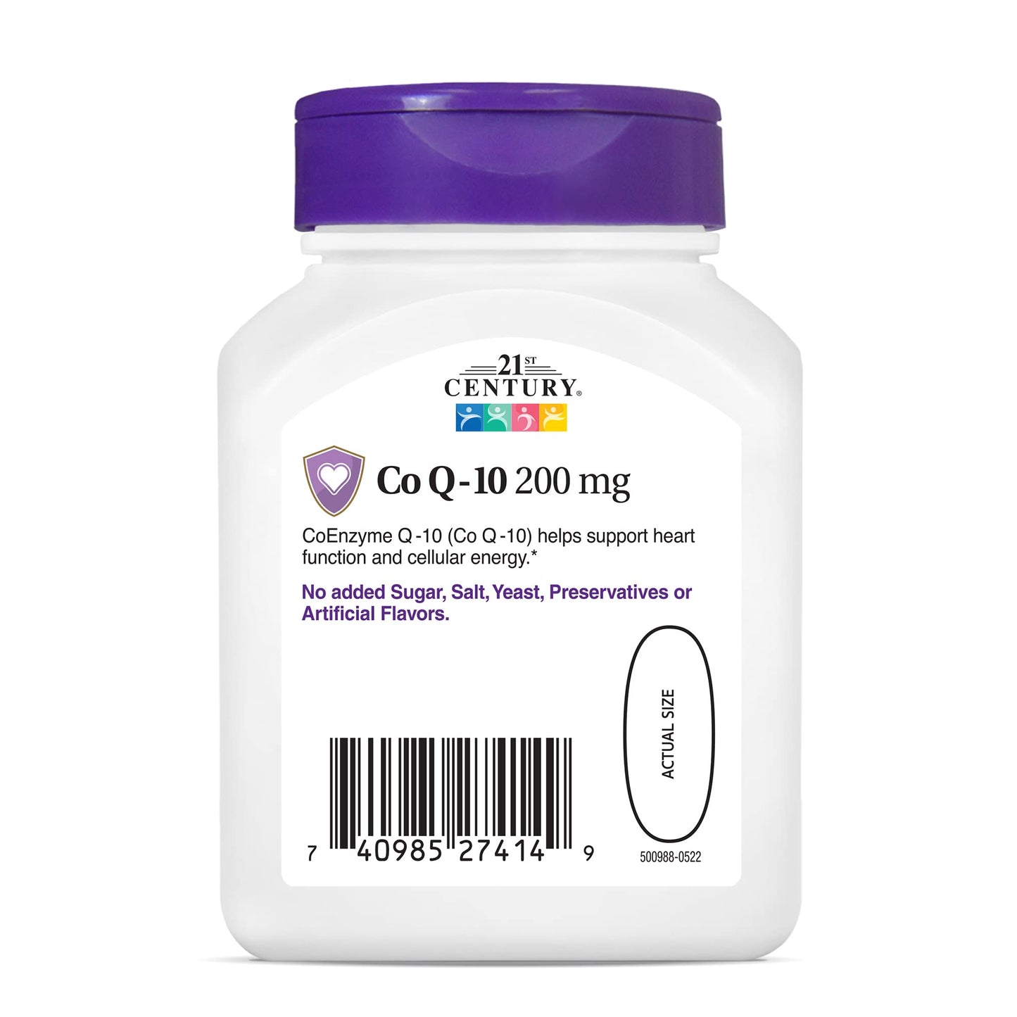 Pre-Order | Arrives in 5–10 Days – 21st Century Co Q10 200 mg Softgels, 90 Count