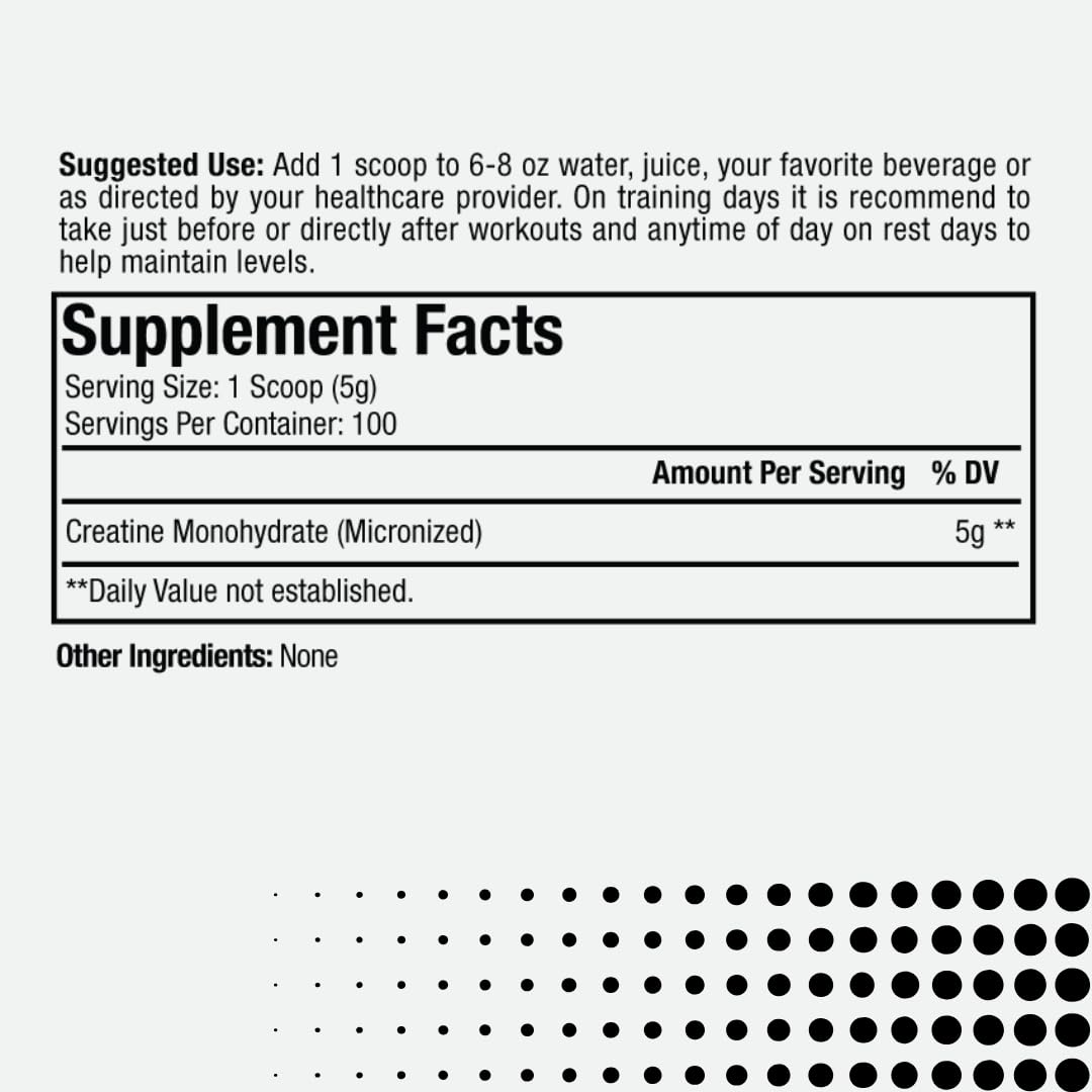 Pre-Order | Arrives in 5–10 Days – Paradise Creatine Monohydrate Powder - Micronized for Enhanced Absorption - Supports Muscle Building & Athletic Performance - 500g - 100 Servings