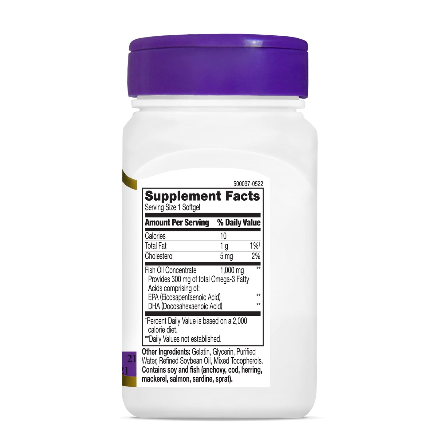 Pre-Order | Arrives in 5–10 Days – 21st Century Fish Oil 1000 mg Softgels, 60 Count (Pack of 3)