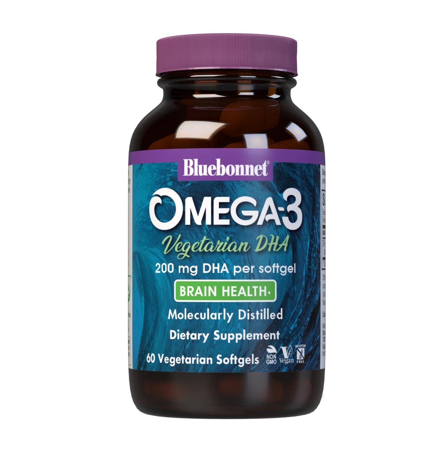 Pre-Order | Arrives in 5–10 Days – BlueBonnet Natural Omega-3 Vegetarian DHA Vegetarian Softgels, 200 mg, 60 Count