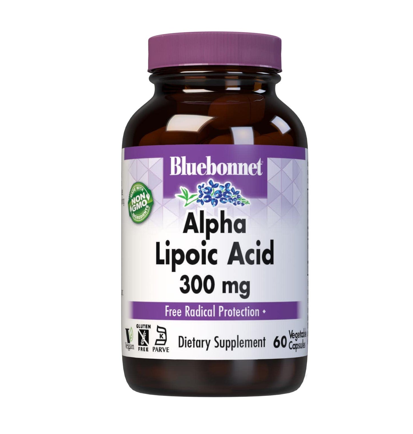 Pre-Order | Arrives in 5–10 Days – BlueBonnet Alpha Lipoic Acid Vegetarian Capsules, 300 mg, 60 Count, White