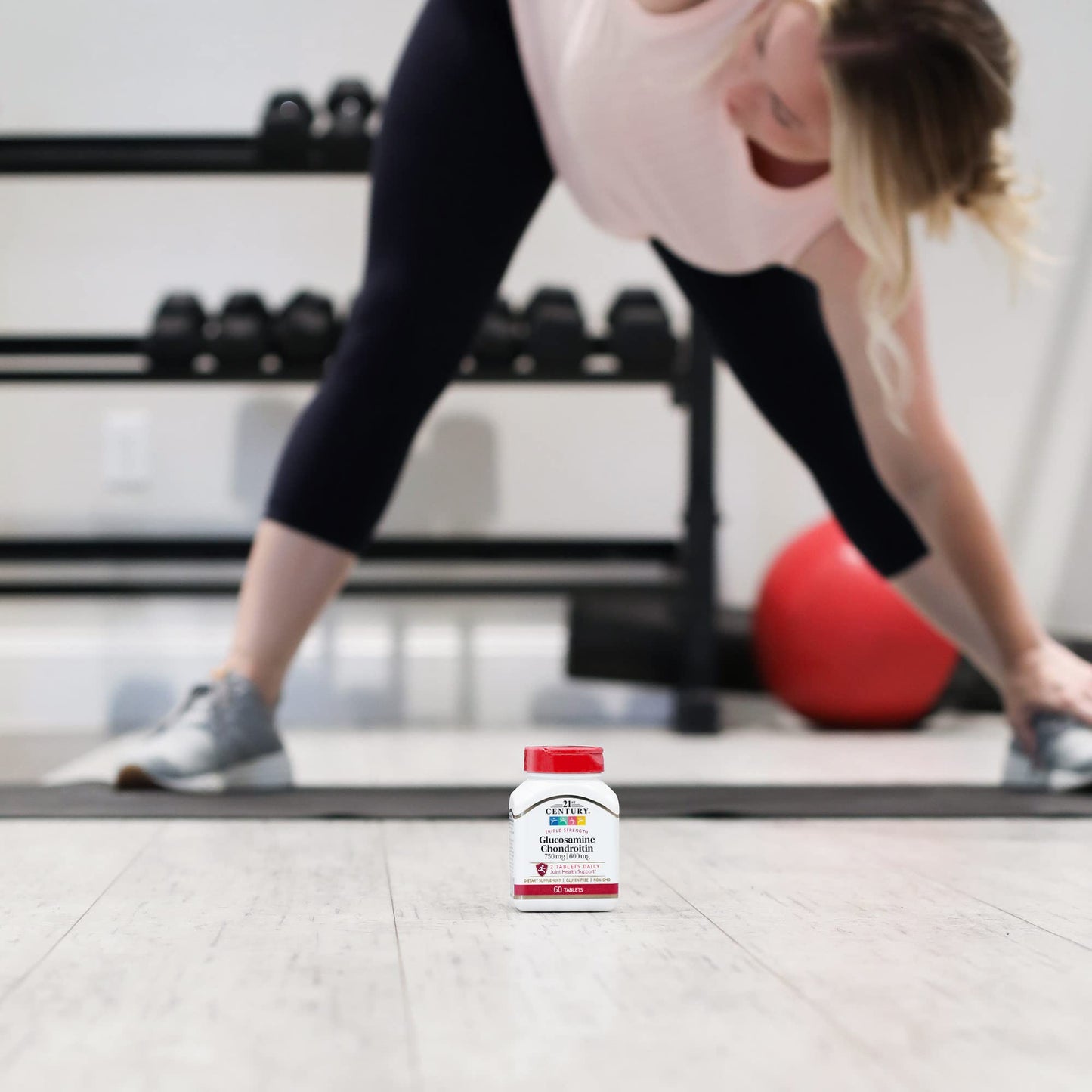 Pre-Order | Arrives in 5–10 Days – 21st Century Glucosamine Chondroitin 750/600mg - Triple Strength, Tablets, 60 Count