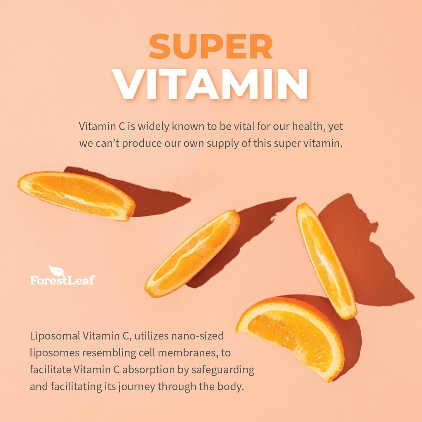 Pre-Order | Arrives in 5–10 Days – ForestLeaf Liposomal Vitamin C 1000mg Capsules | High Dose Vitamin C Liposomal Supplement w Coconut Oil Fatty Acids | Fast Absorption | Immune Support, Antioxidant, Collagen Production | 120 Vegan Cap