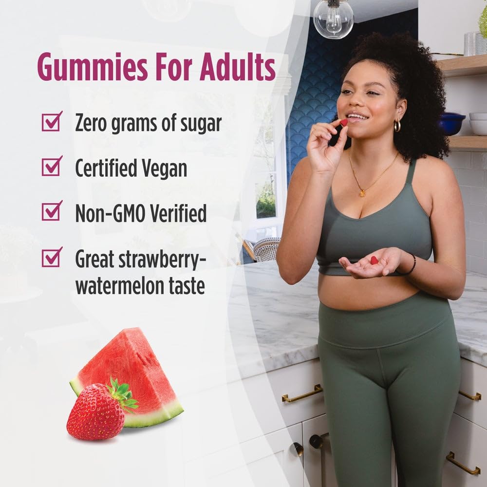 Pre-Order | Arrives in 5–10 Days – Nordic Naturals Zero Sugar Probiotic Gummies - Strawberry Watermelon Flavor - 40 Gummies - Supports Digestive Wellness & Immune Health - Non-GMO - Third Party Tested - Vegan - 20 Servings