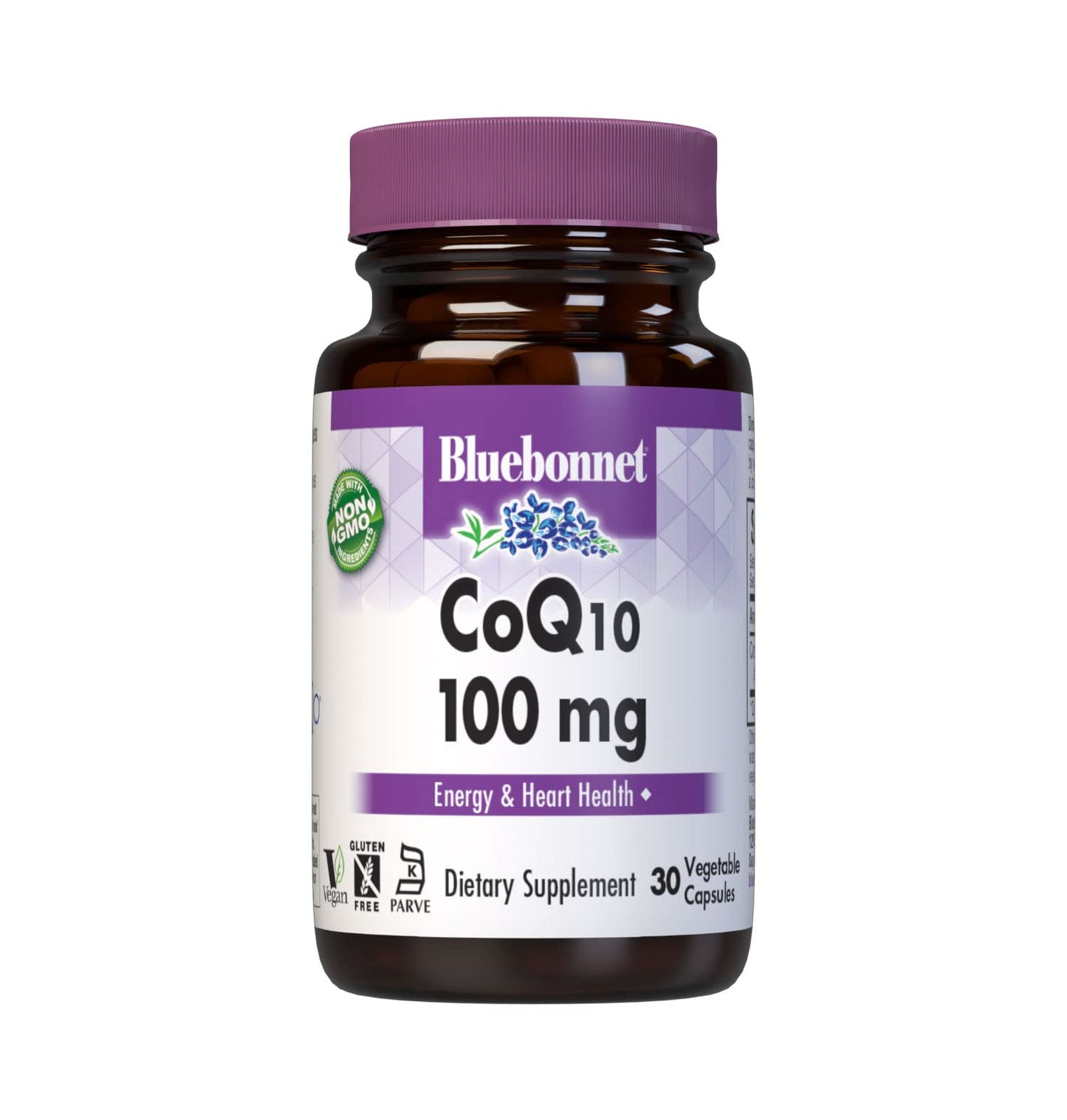 Pre-Order | Arrives in 5–10 Days – BlueBonnet CoQ-10 Vegetarian Capsules, 100 mg, 30 Count