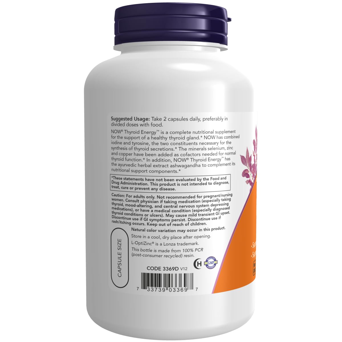 Pre-Order | Arrives in 5–10 Days – NOW Foods Thyroid Energy Veg Capsules (180 Capsules, Pack of 2)