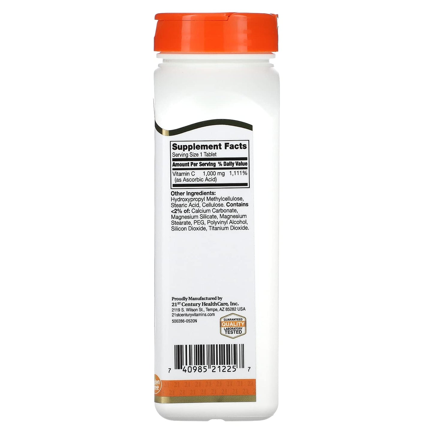 Pre-Order | Arrives in 5–10 Days – 21st Century C 1000 mg Prolonged Release Tablets 110 Count