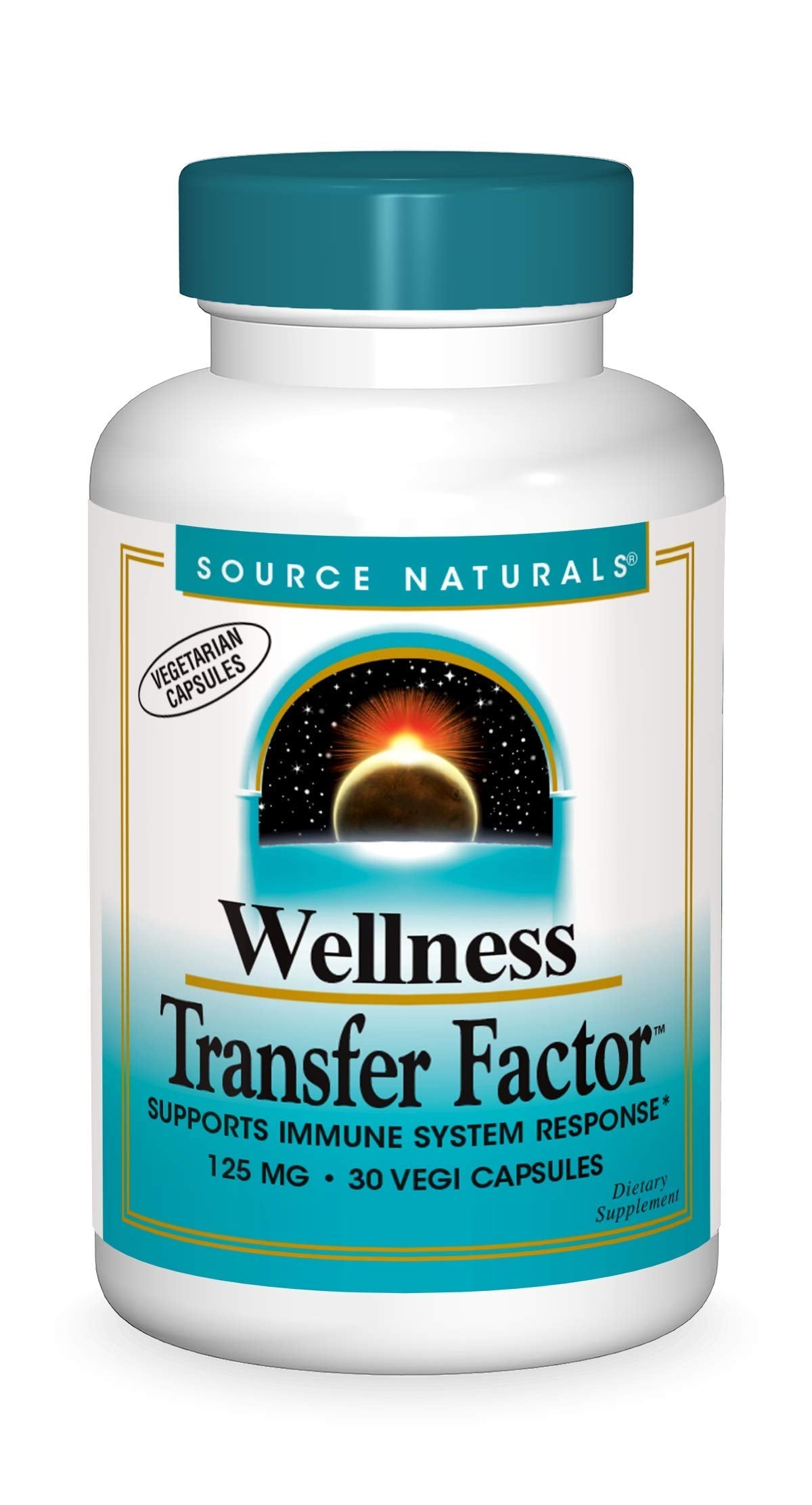 Pre-Order | Arrives in 5–10 Days – Source Naturals Wellness Transfer Factor, Supports Immune System Response* 125 mg - 30 Vegetarian Capsules